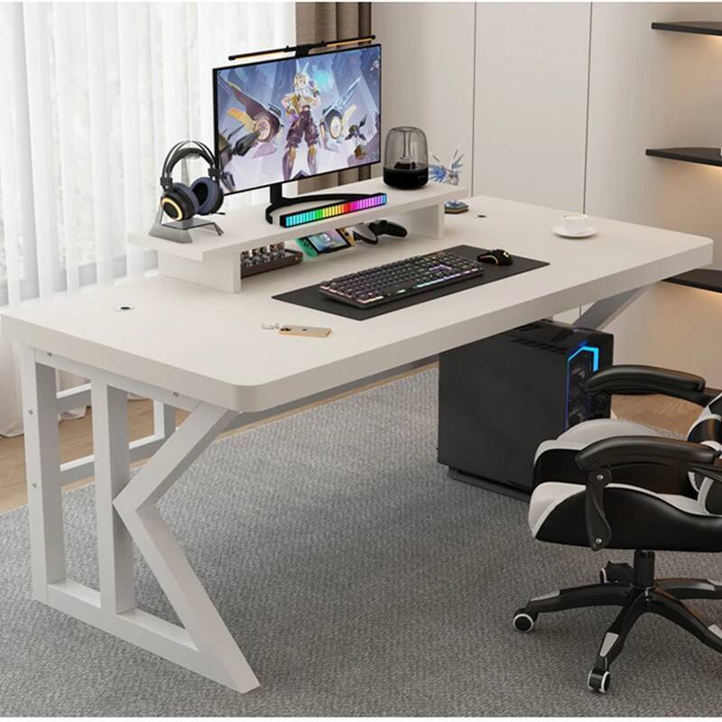 Desk Setup Laptop And Monitor - Tavolo da scrivania da gioco a
