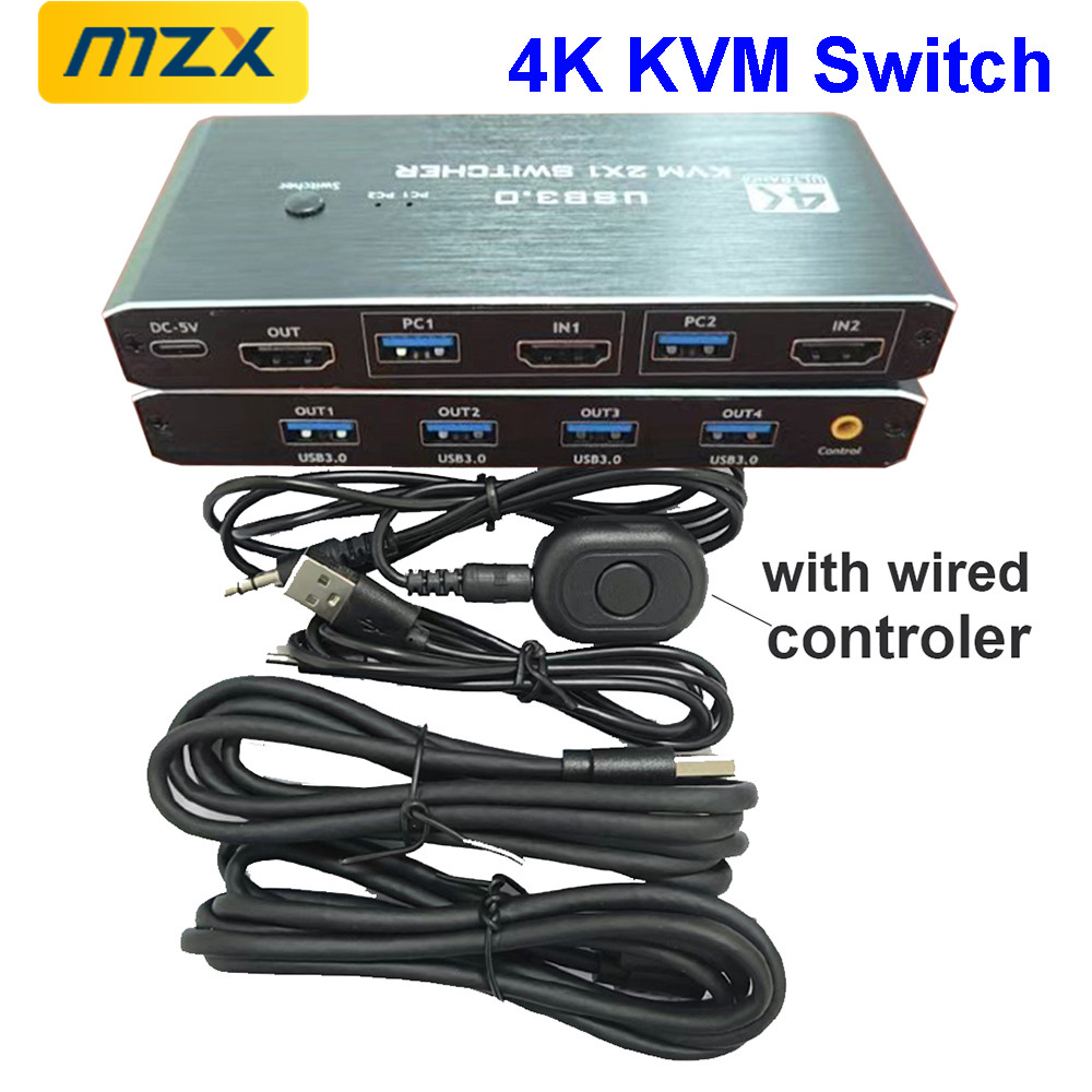 Desk Setup Usb Hub - Switch KVM 4K 60Hz, Hub USB
