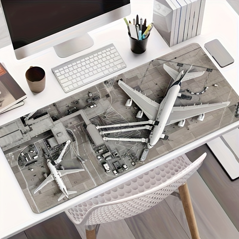 Desk Setup Simulator - Tappetino da Gaming Esteso per Aeroporti