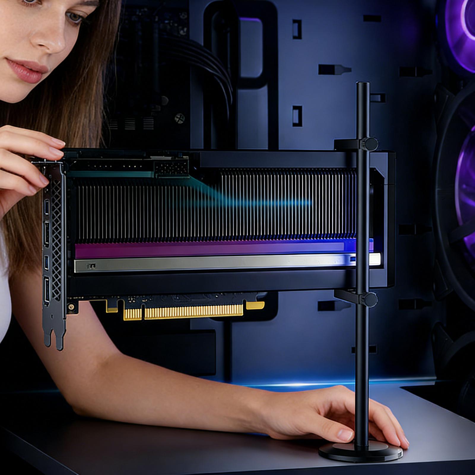 Desk Setup Videos - Supporto GPU con Jack Magnetico Regolabile