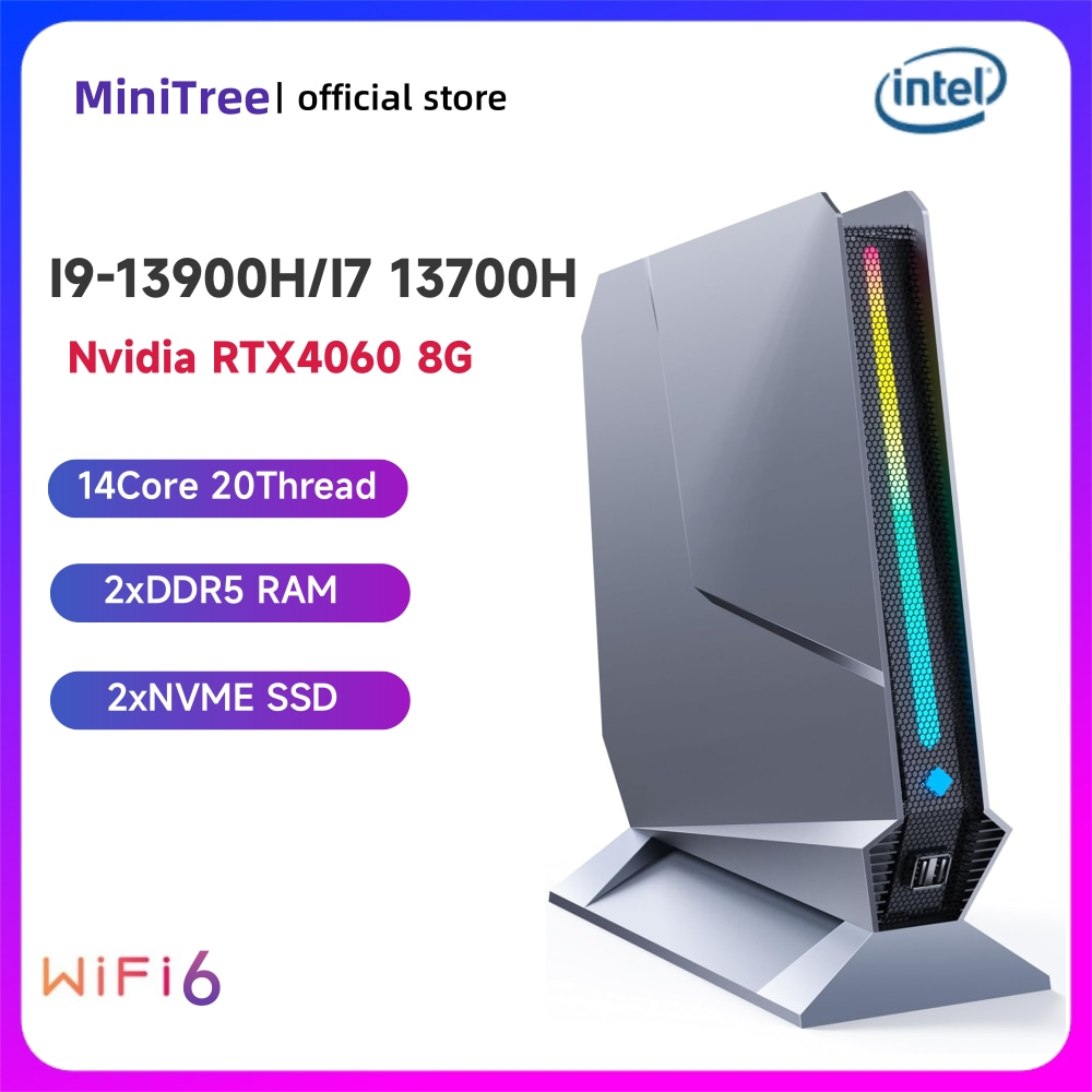 Intel Cpu Core I9 - Mini PC da gioco desktop con