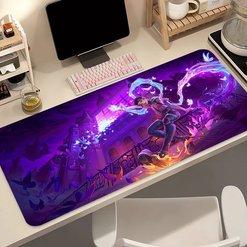 Desk Setup Cozy - Tappetino per mouse Gamer Computer Anime
