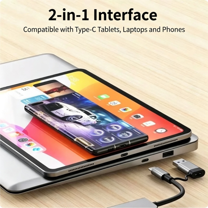 Hub USB-C 8-in-1 Multifunzione - Desk Setup Usb Hub recensione e prezzo