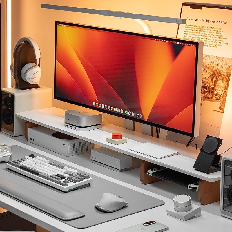 Supporto per monitor moderno S - Desk Setup Laptop And Monitor recensione e prezzo