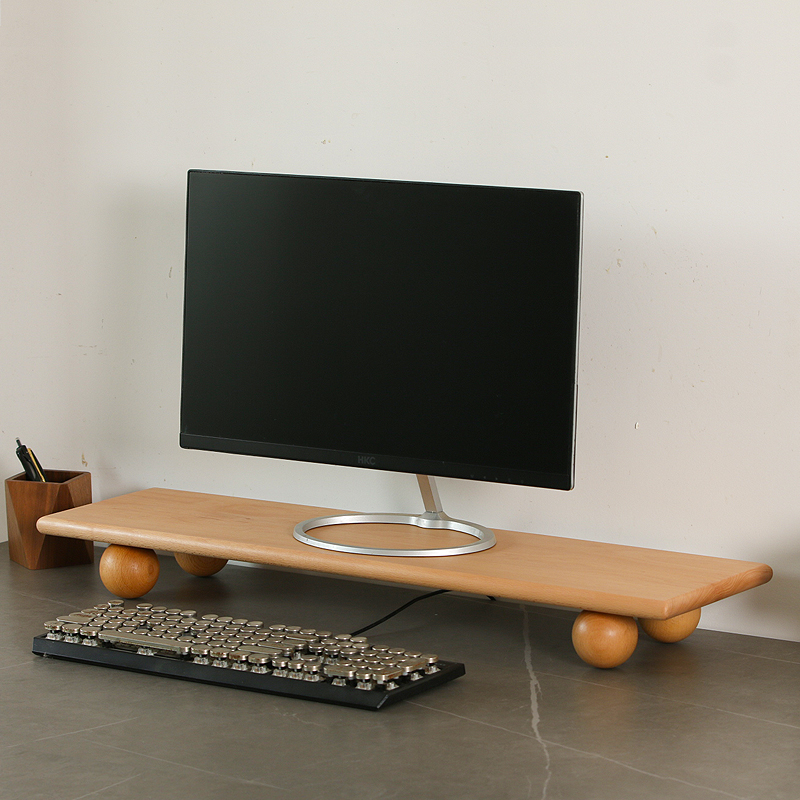 Supporto per monitor in legno  - Desk Setup Laptop And Monitor recensione e prezzo