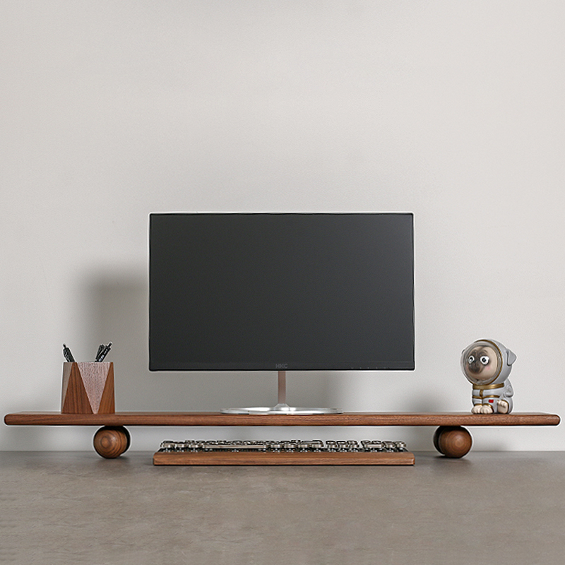 Supporto per monitor in legno  - Desk Setup Laptop And Monitor recensione e prezzo