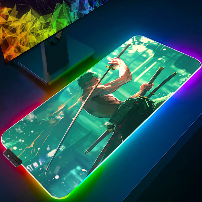 ONE PIECE Zoro Mouse Pad RGB A - Desk Setup Cozy recensione e prezzo