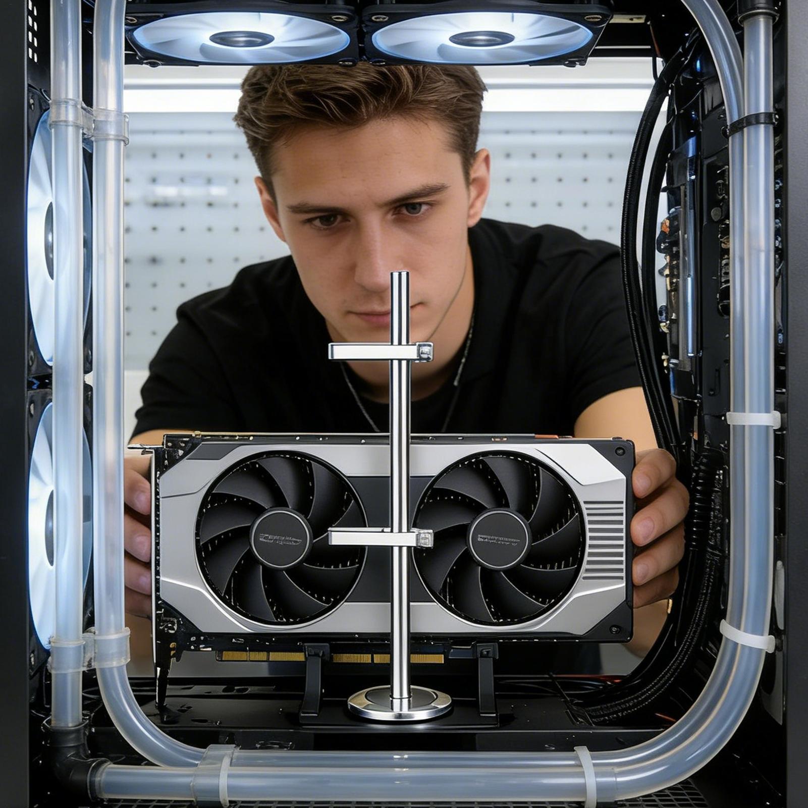 Supporto GPU con Jack Magnetic - Desk Setup Videos recensione e prezzo