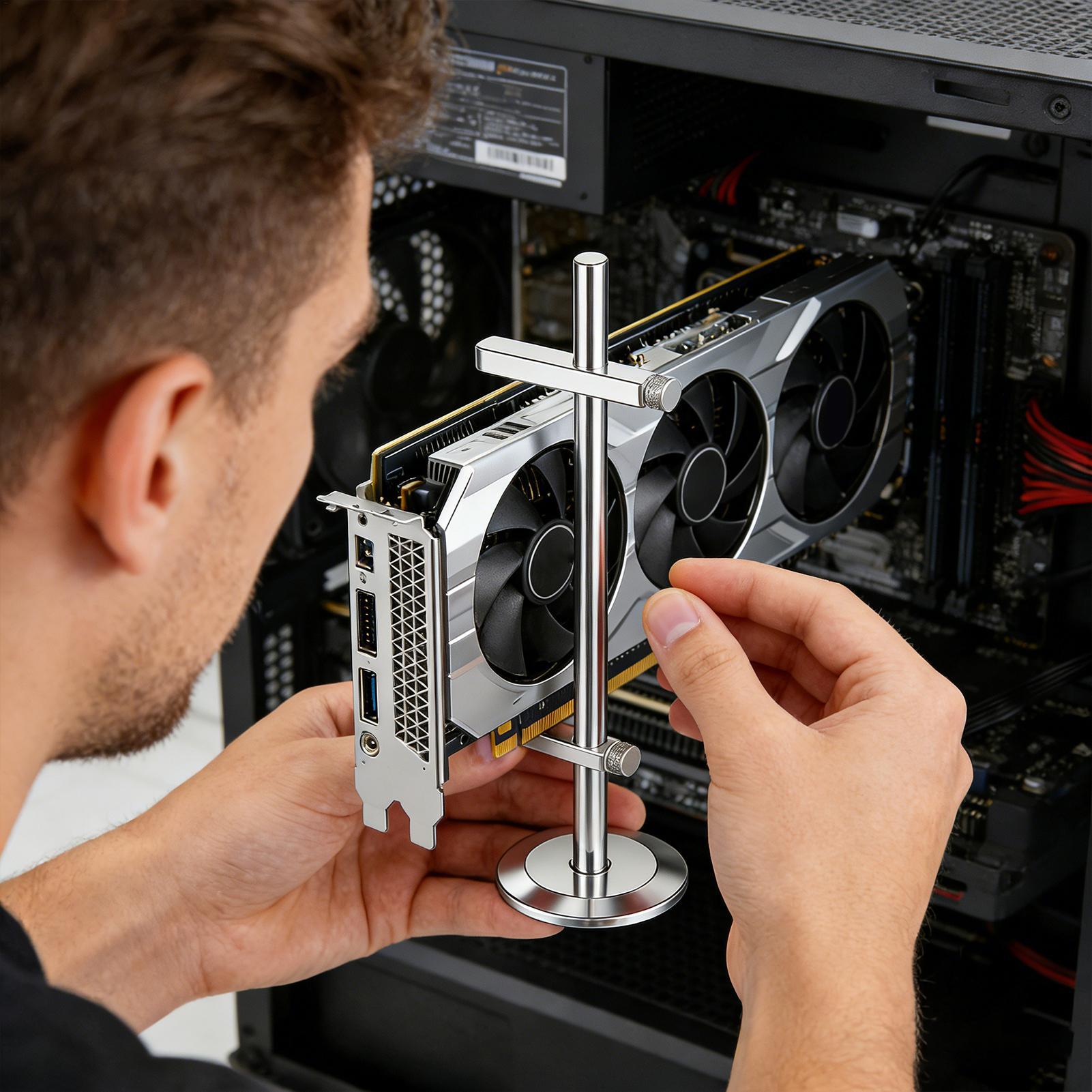 Supporto GPU con Jack Magnetic - Desk Setup Videos recensione e prezzo