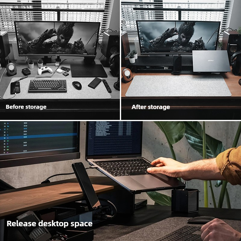 Supporto per monitor modulare  - Desk Setup Laptop And Monitor recensione e prezzo