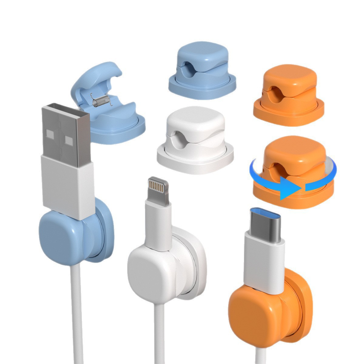 Set di 6 Organizzatori per Cav - Desk Setup Usb Hub recensione e prezzo