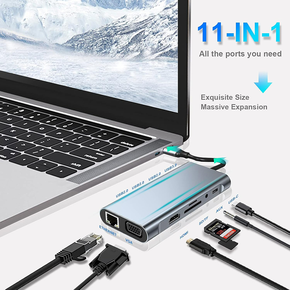 Docking station per laptop Thu - Desk Setup Usb Hub recensione e prezzo