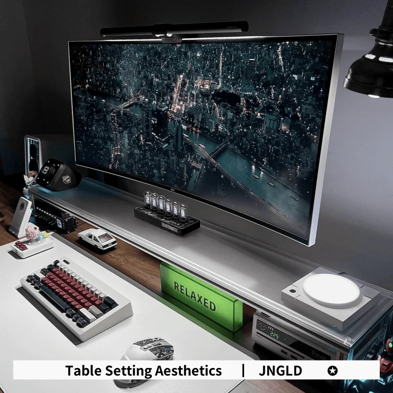 Supporto per monitor in allumi - Desk Setup Laptop And Monitor recensione e prezzo