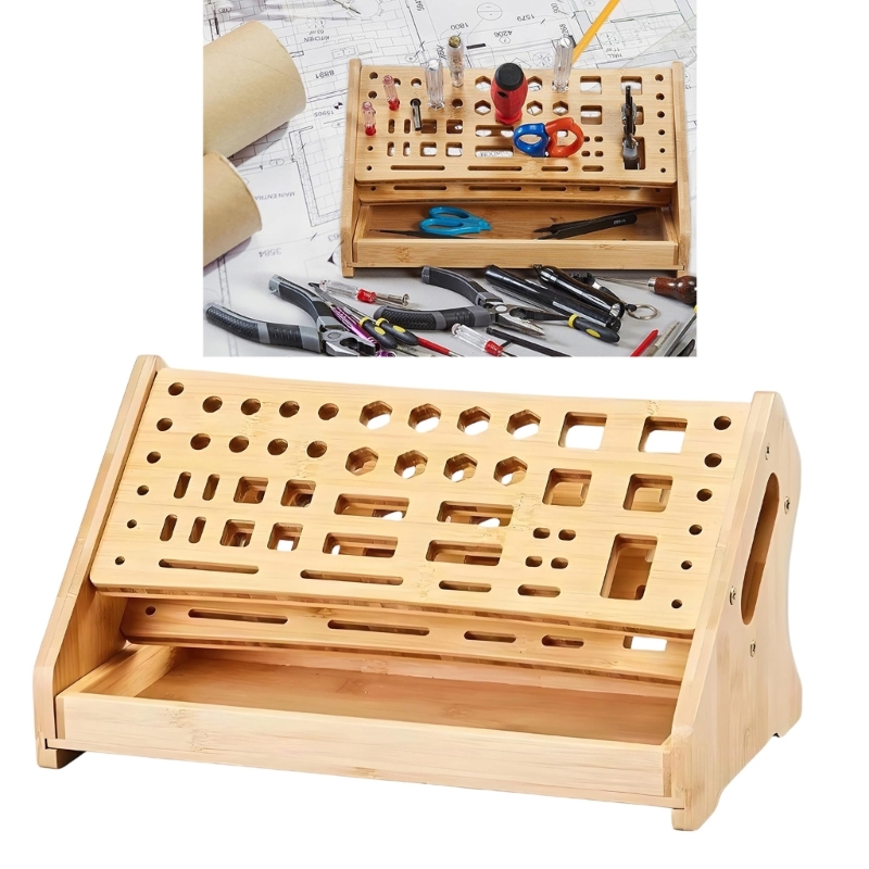 K1AE Scaffale in legno natural - Desk Setup Needs recensione e prezzo